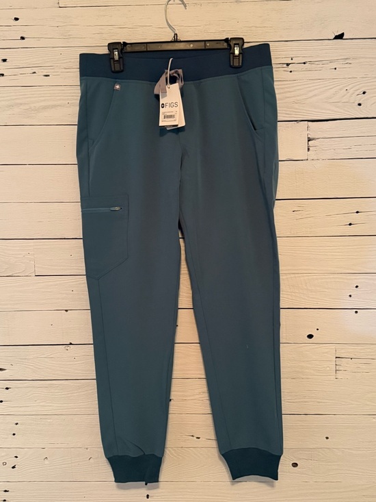 Figs Other - Figs Teal Womens Scrub Bottoms with Zip Cargo Pocket